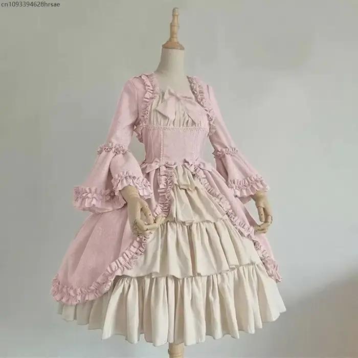 Robe médiévale rétro pour femmes