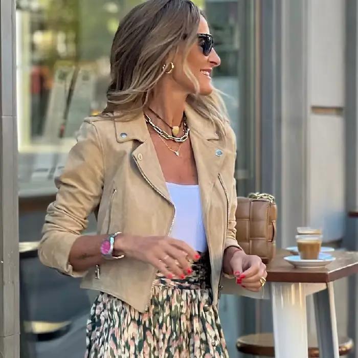 Ensemble deux pièces jupe Vintage pour femmes