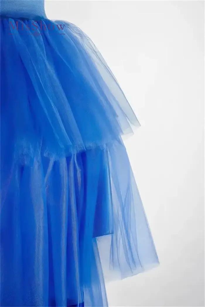 Jupe tutu en tulle bleu royal pour femme