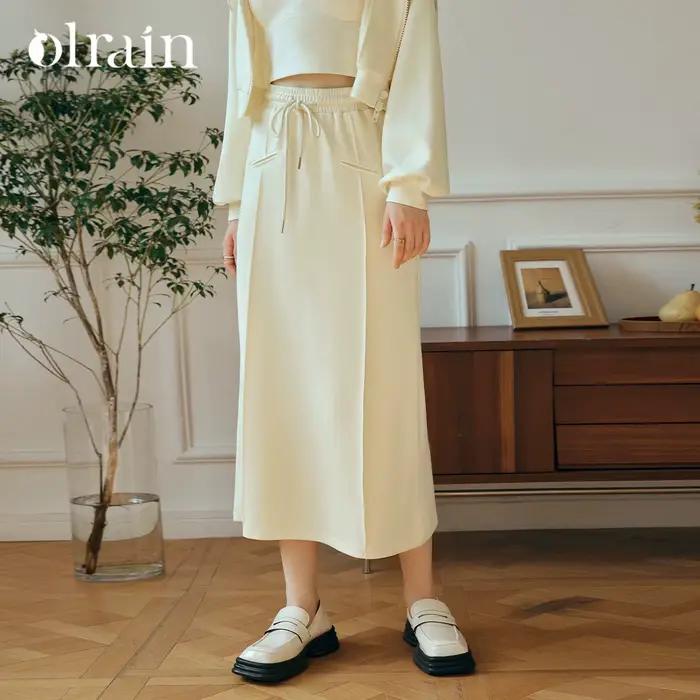 Jupe en coton tricoté pour femme OLrain