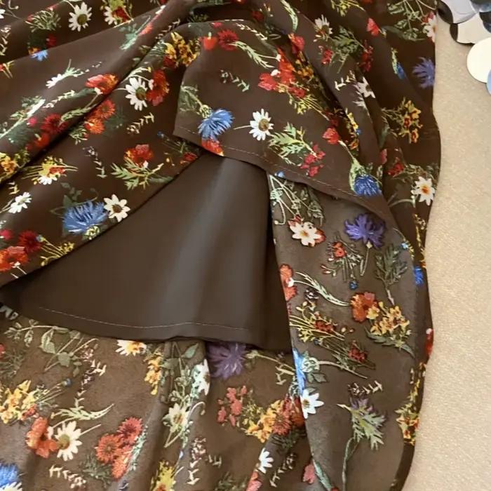 Jupe longue élégante taille haute pour femme