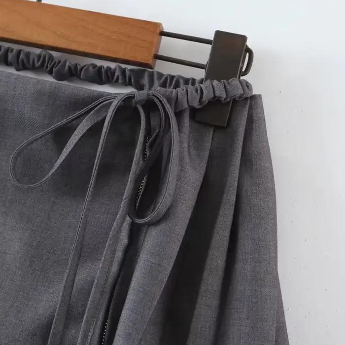 Nouvelle jupe unie pour femme