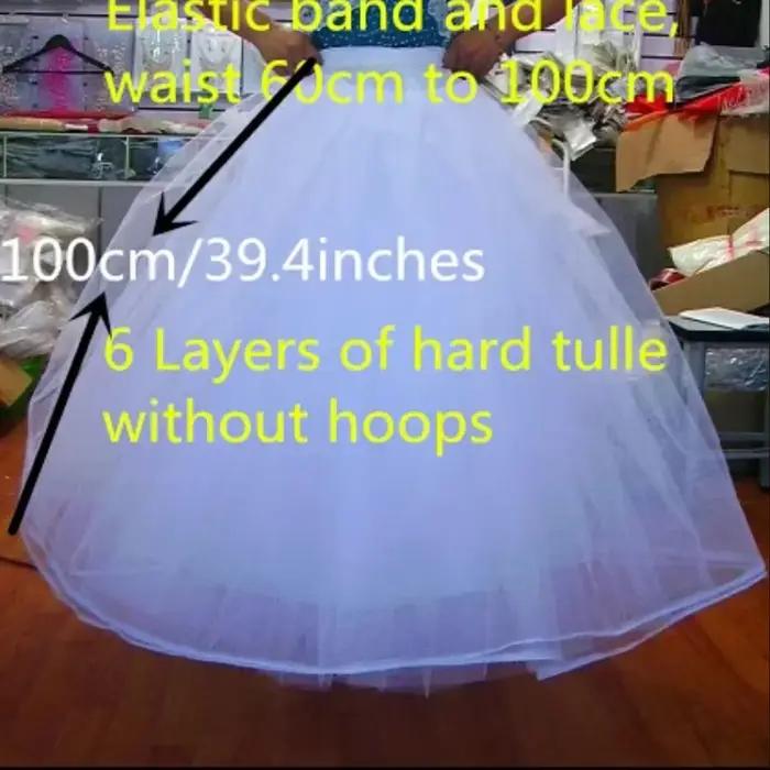 Jupe Crinoline en Tulle 4/6/8 couches