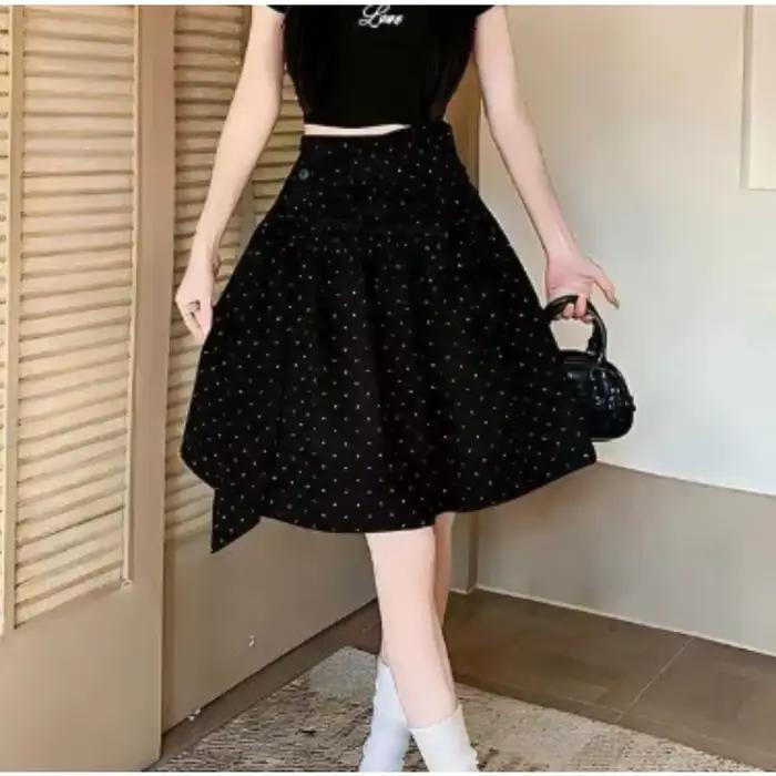 Jupe à pois pour femme