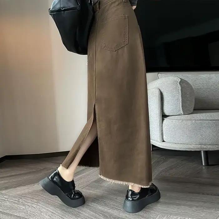 Jupe mi-longue Cowboy pour femmes