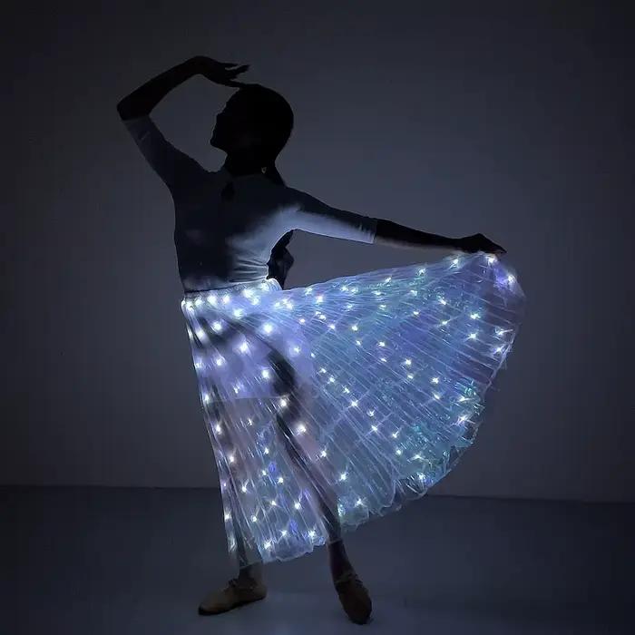 Ruoru jupe Led femmes danse du ventre