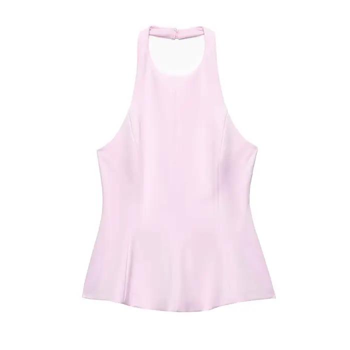 Mini-jupe rose élégante pour femme