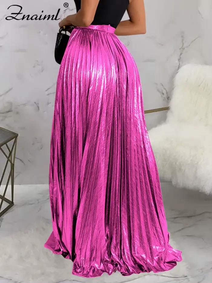 Znaiml-Jupe Maxi D.lique pour Femme