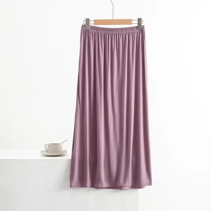 Jupe longue fine en modal pour femme