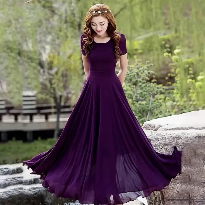 Nouvelle Robe Longue d'Été pour Femme 206