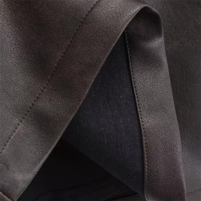 KEYANKETIAN nouveau lancement femmes Faux cuir jupe mode Sexy Grunge avec ceinture côté fermeture éclair solide gaine