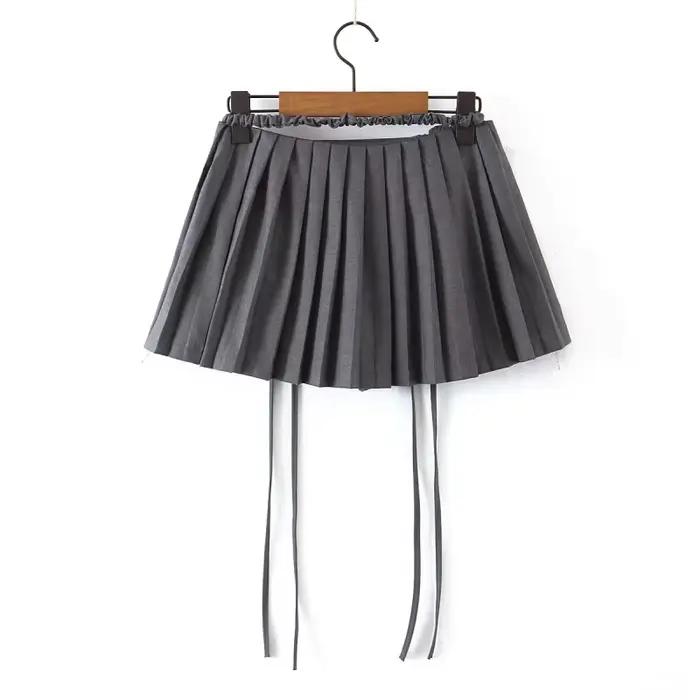Nouvelle jupe unie pour femme