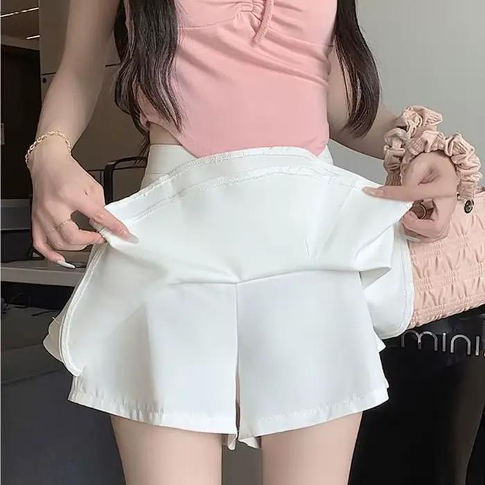 Jupe de bal asymétrique à volants pour femme
