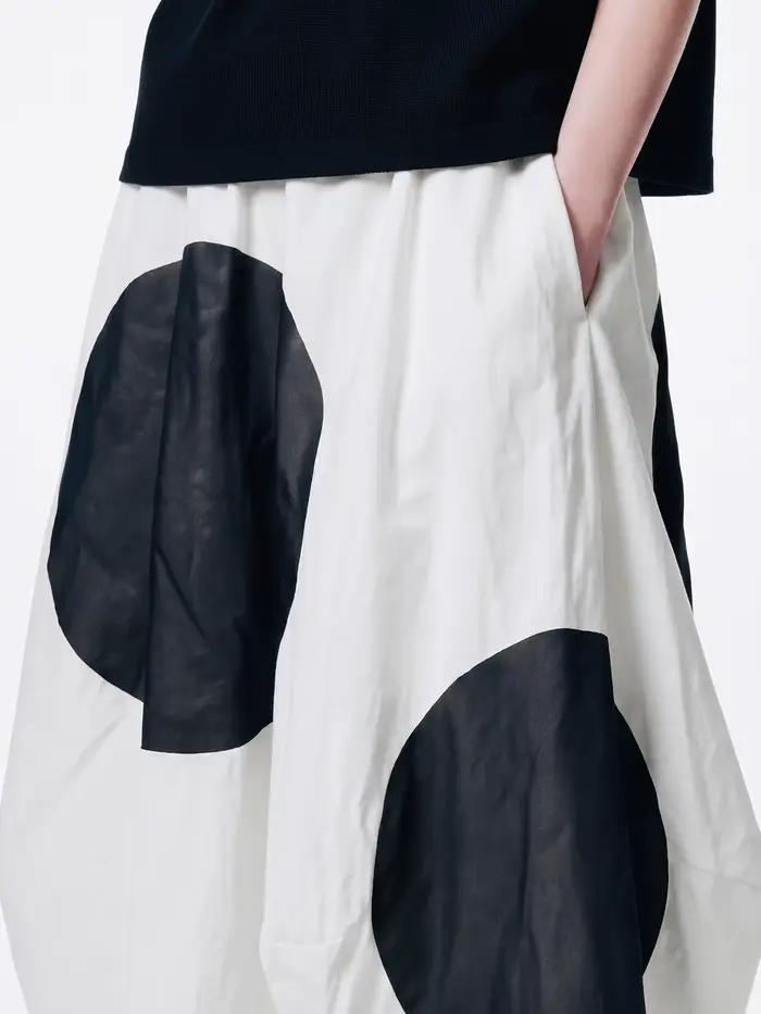 Jupe midi blanche pour femme