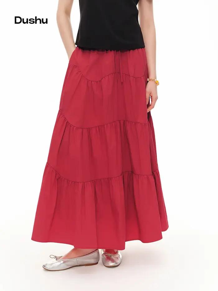 Jupe trapèze DUSHU pour femme
