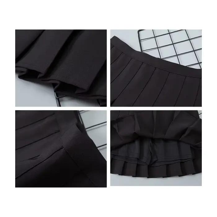 Jupe plissée taille haute pour femmes y2k