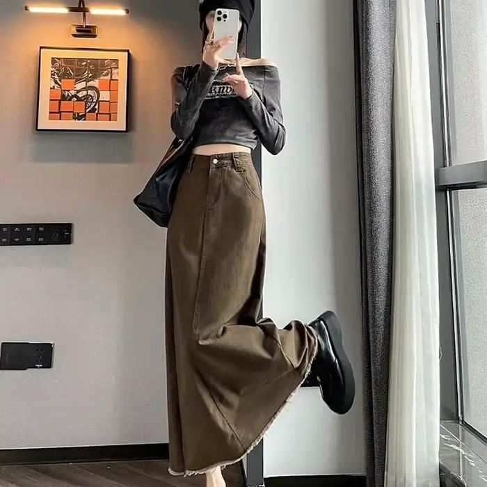 Jupe mi-longue Cowboy pour femmes