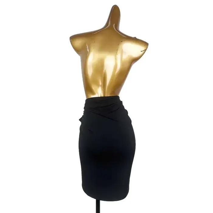 Jupe de danse latine personnalisée, écharpe de hanche pour adulte, une pièce à lacets, tenue d'entraînement, tablier de danse, rideau de pet de joint de taille triangulaire
