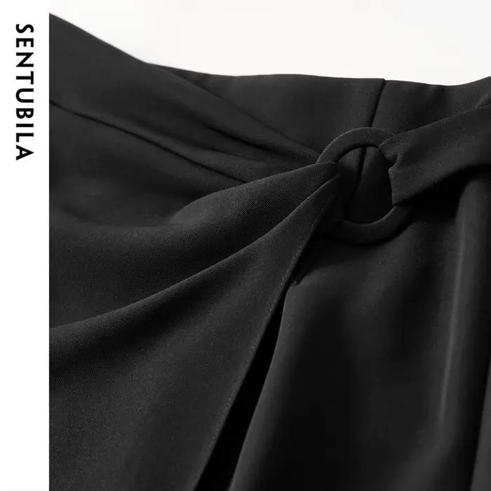 Jupes portefeuille élégantes SENTUBILA pour femmes – Collection Printemps-Automne 2026 – Tenue de bureau chic