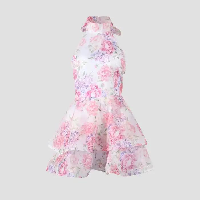 Mini robe Chic à imprimé Floral