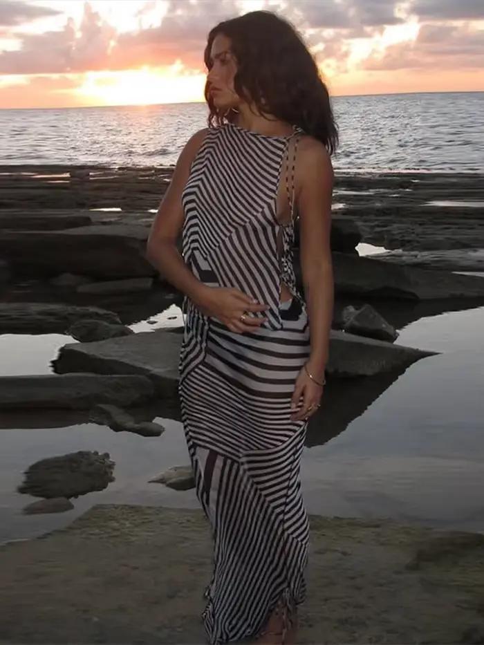 Ensemble jupe plissée marron Chic pour femmes