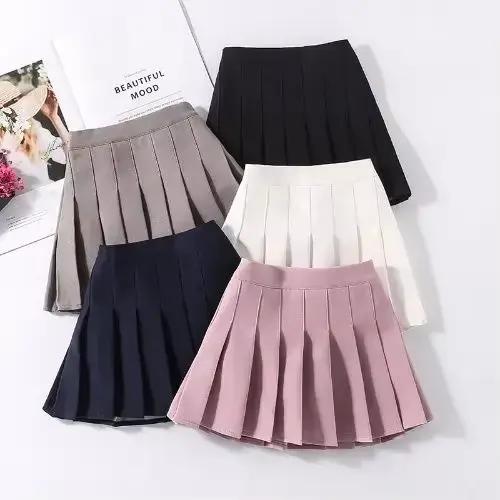 Ensemble jupe plissée Preppy pour filles