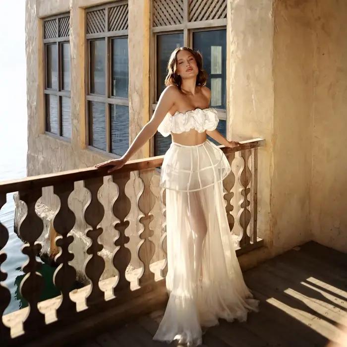 Ensemble sexy transparent pour femme