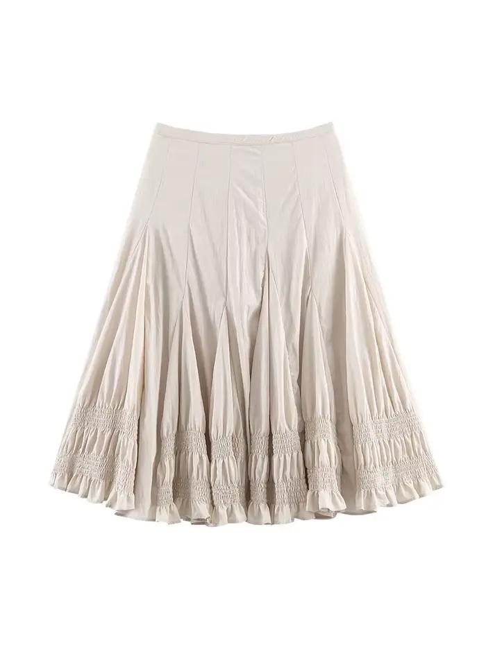 Jupe mi-longue polyvalente pour femme HH