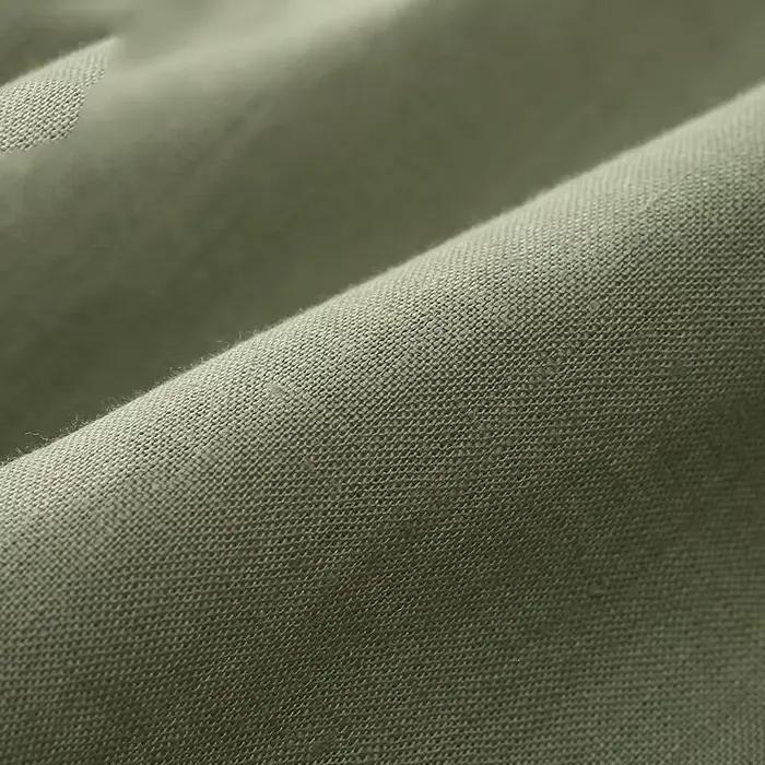 Jupe en lin mi-longue style artistique rétro décontractée pour mode printemps été jeunes adultes branchées