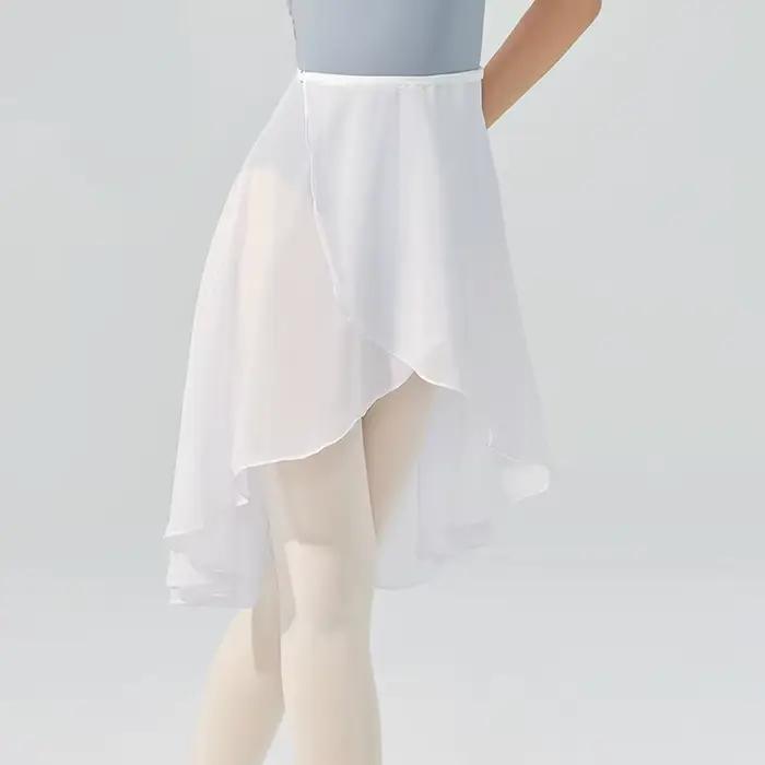 Jupe de ballet en mousseline noire pour femme
