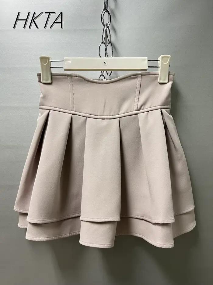 Jupe courte Macaron à la japonaise pour femme, silhouette élégante, matériaux doux et durables, coupes modernes pour toutes les saisons et occasions