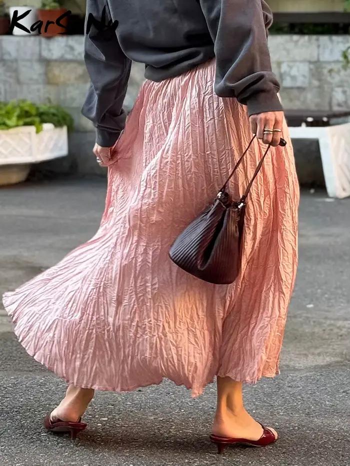 Jupes longues plissées KarSaNy pour femme