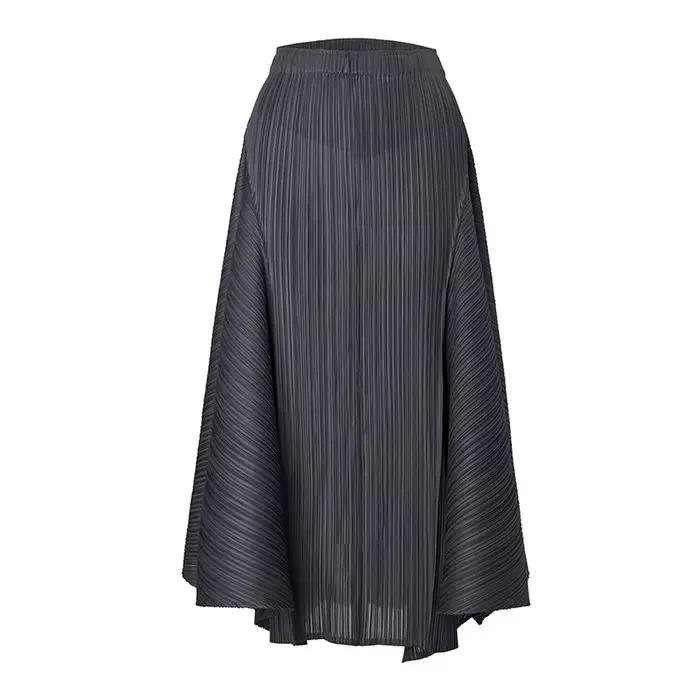 Jupe plissée irrégulière Miyake