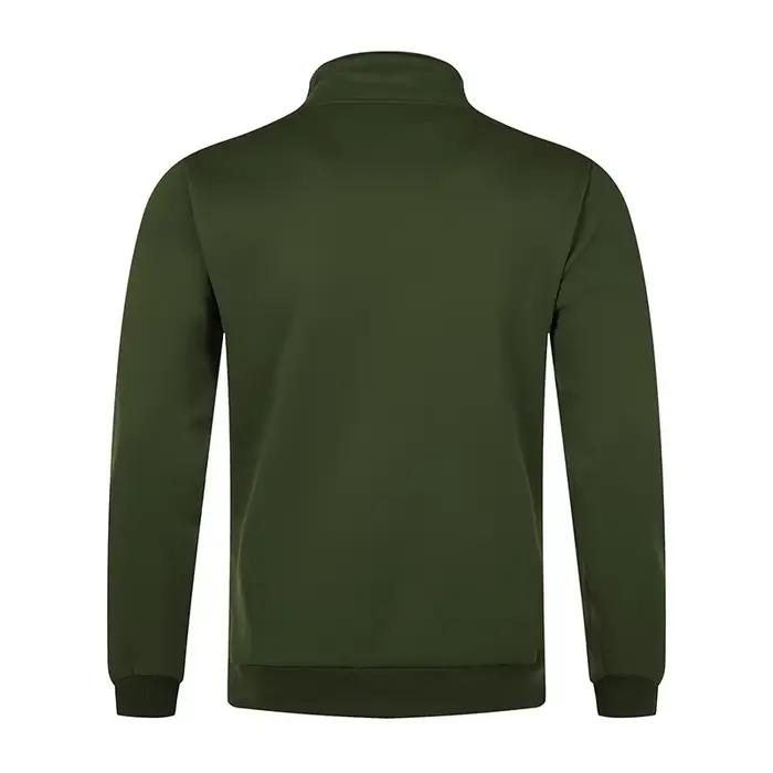 Veste polaire thermique pour hommes, manteau confortable résistant au vent avec fermeture éclair complète avec poches, idéal pour les entraînements en plein air et la randonnée