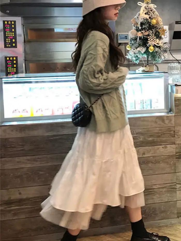 Jupe longue en tulle pour femme