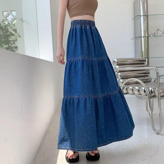 Jupe en jean Cake pour femme