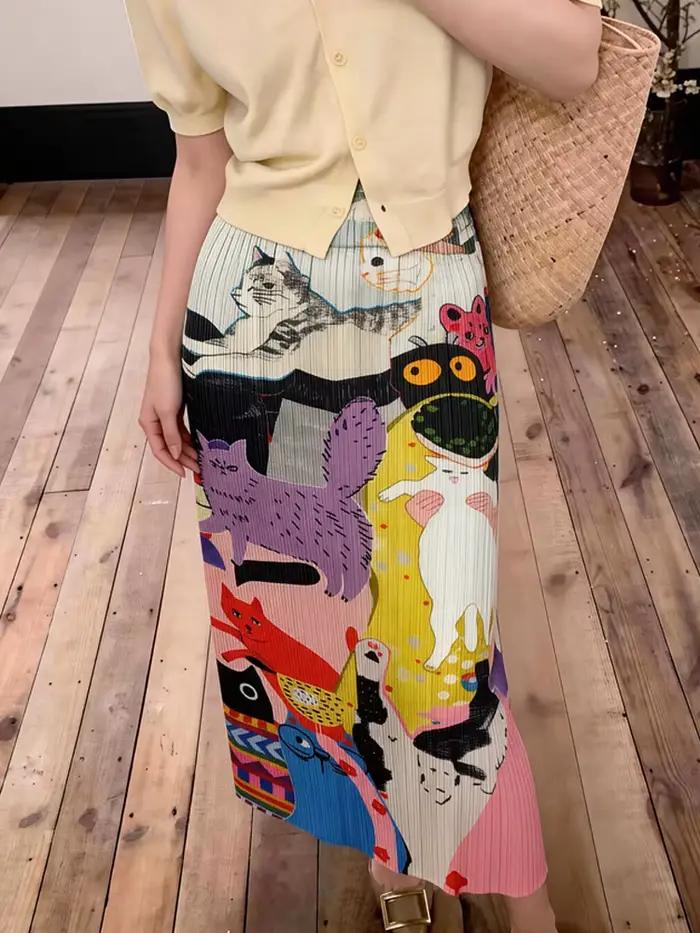 Jupe plissée Miyake pour femme