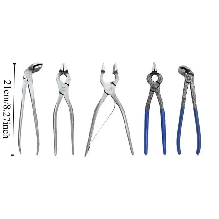 Pince en cuir à Long manche, haute dureté, presse réglable, pince à aplatir, pratique et multifonctionnelle