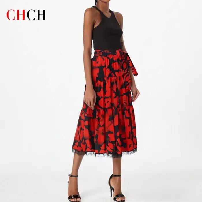 Jupe mi-longue pour femme CHCH