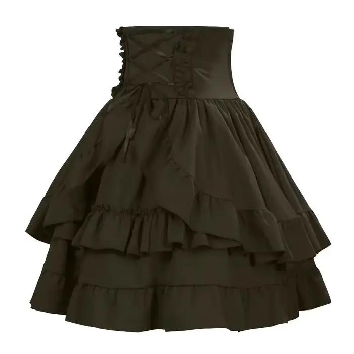 Jupe Gothique Rétro Y2K Lolita pour Femme
