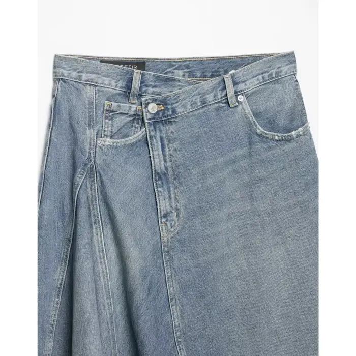 Jupe en jean asymétrique pour femme