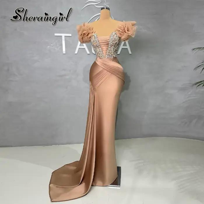 Robe de soirée personnalisée en microfibre plissée hors des épaules pour femmes occasions spéciales soirées officielles cérémonies de remise de diplômes fêtes de mariage célébrations importantes