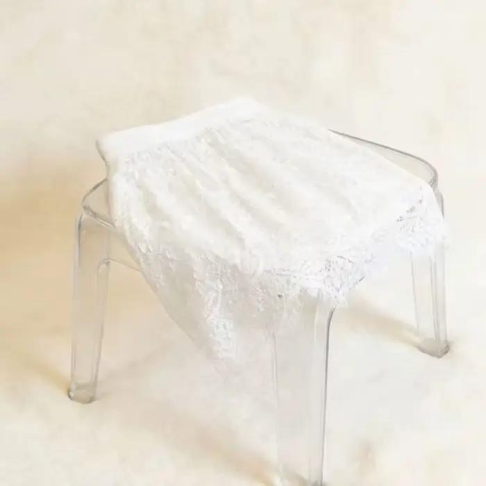 Mini-jupe sexy transparente en dentelle et résille