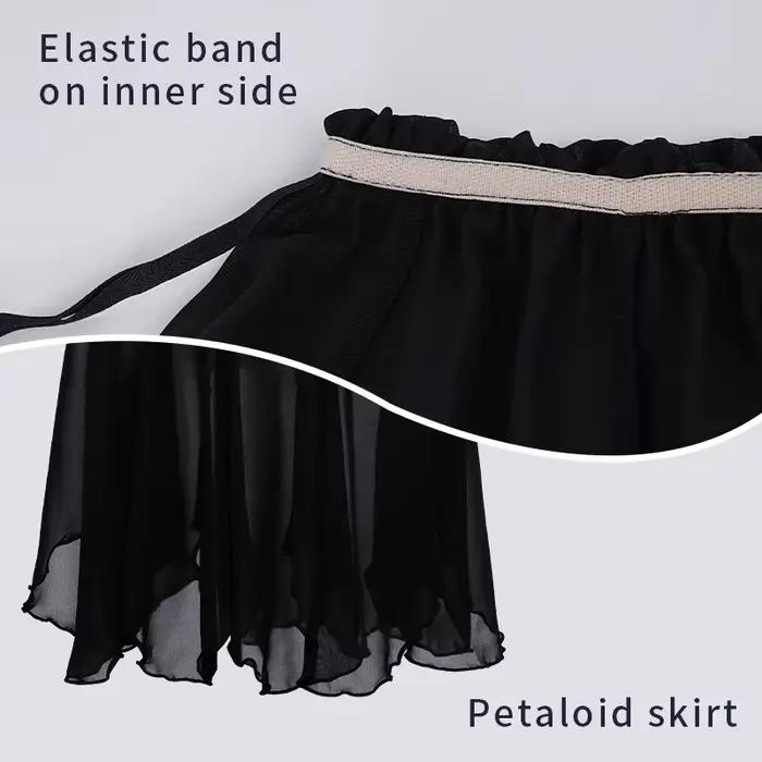 Jupe de Ballet en Mousseline de Soie Polyvalente pour Femmes Adultes Occasions Spéciales Danse Classique Théâtre Patinage Sur Glace