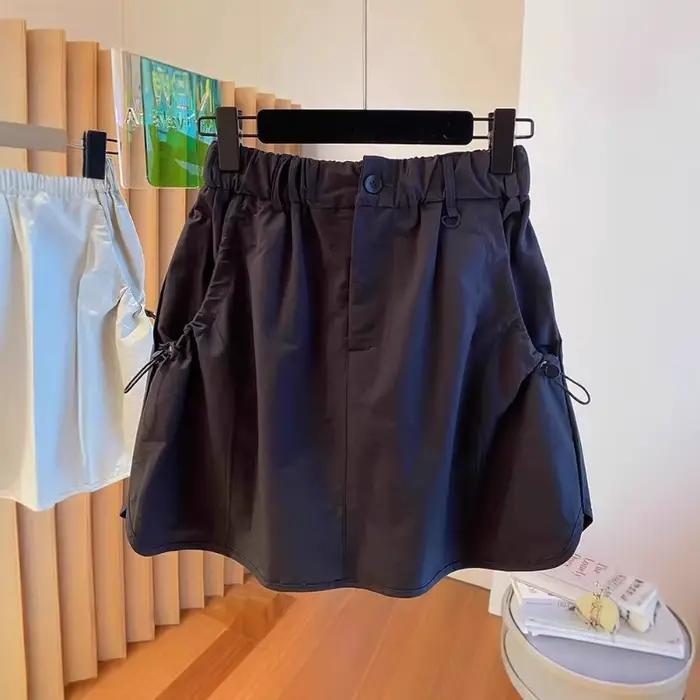 Jupe trapèze taille haute pour femme