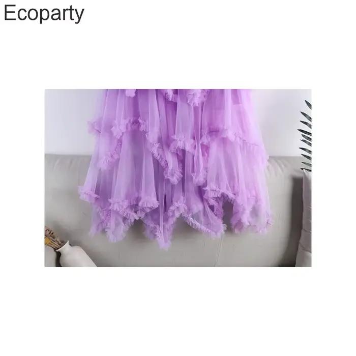 Jupe longue en tulle pour femme