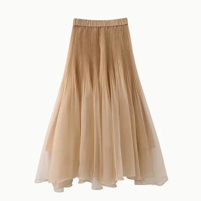 Jupe en mousseline pour femme