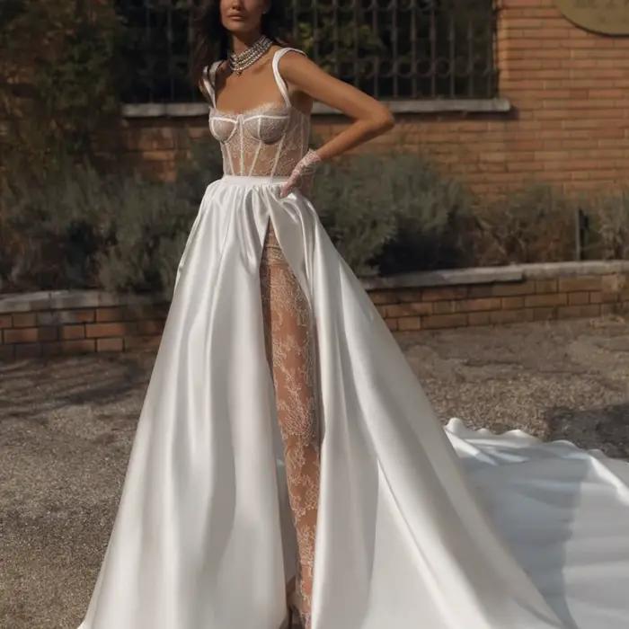 Jupe détachable longueur au sol pour femmes