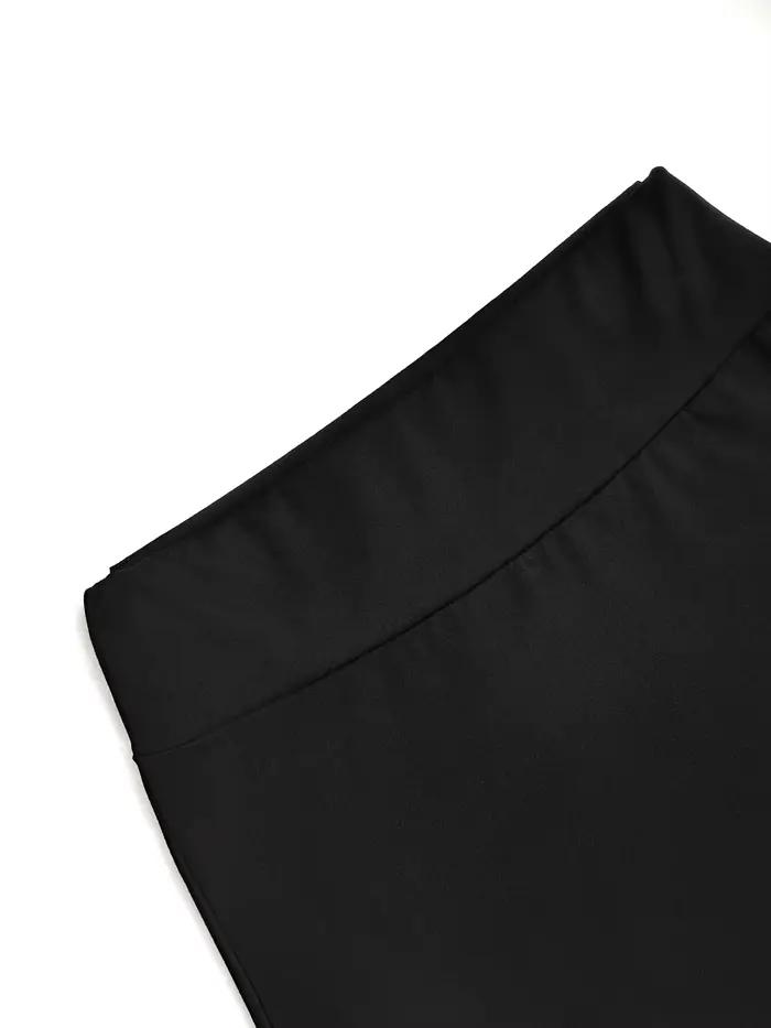 Jupe longue à taille haute