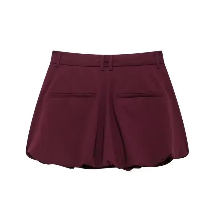 MUJER 2025 ballon Mini jupe femmes plissé taille moyenne jupes